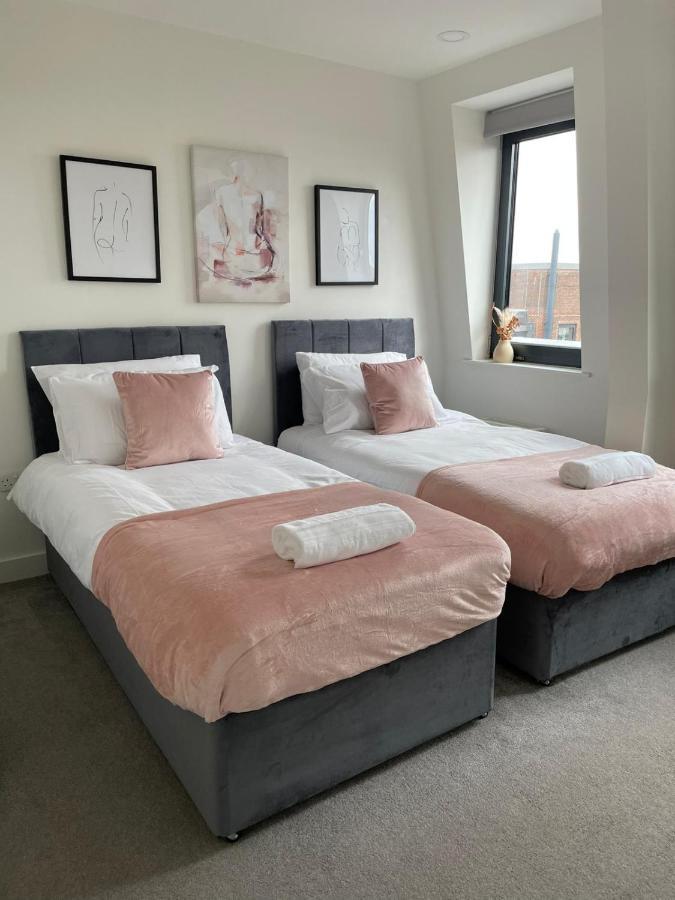 Premier Suite- Bedford City Centre With Free Gym & Parking Exterior foto